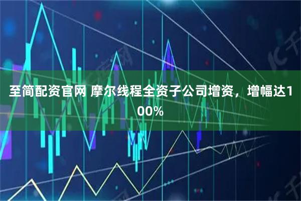 至简配资官网 摩尔线程全资子公司增资，增幅达100%